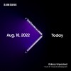 三星预告8月10日举办Galaxy Z Fold4和Flip4折叠屏新机发布会