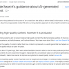 Google表示没有计划从其搜索结果中自动过滤掉人工智能内容