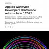 AR/VR行业的“iPhone时刻”是6月5日？苹果WWDC海报来了