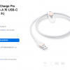 苹果首次开卖USB-A转USB-C数据线 售价168元
