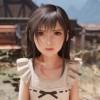 《最终幻想7重制版》幼年蒂法双马尾背带裤超可爱