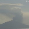 日本鹿儿岛县一火山喷发 烟柱高达1600米