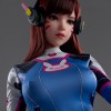 《守望先锋》D.VA等身人偶 穿紧身衣秀性感身材