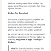 部分微软Xbox Insiders 现在可以测试新的游戏预下载更新功能