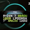 索泰首款掌机ZONE曝光：首发120Hz AMOLED 配锐龙7 8840U