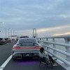 一小米SU7车主遮挡车牌停应急车道打卡深中通道 罚400扣18分