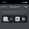 Google搜索应用更新 为iOS带来了可定制的图标