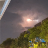 上海夜空出现无声闪电 气象局科普：局地强雷暴云团