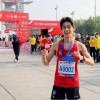 京东快递小哥栾玉帅巴黎奥运会马拉松完赛