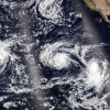 NOAA-21气象卫星带您直击给夏威夷造成严重破坏的飓风三连击