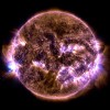 NASA太阳动力学天文台捕捉到X1.3级耀斑爆发