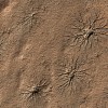 地球上的重现实验证实了火星蜘蛛状地质构造是二氧化碳