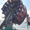 SpaceX从海洋中回收星际飞船第四次试验的火箭助推器 马斯克展示骇人图片