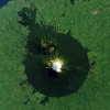 神秘与庄严：Landsat 8卫星带你探索塔拉纳基的标志性火山森林