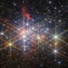 韦伯望远镜聚焦耀眼的超级星团Westerlund 1