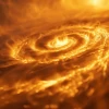 研究表明太阳和地球一样 也有受磁环境影响的极地涡旋