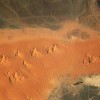 太空拍摄的照片带你鸟瞰摩洛哥东南部的厄格切比（Erg Chebbi）沙丘