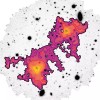 天文学家发现相隔300万光年的星系之间也存在联系
