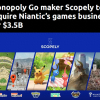 背靠中东土豪 Scopely甩出35亿美元收购Niantic视频游戏部门
