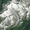 阿尔卑斯山正在融化：太空拍摄的四十年冰川消融对比图