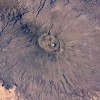 空间站宇航员拍摄到撒哈拉沙漠中高耸的火山