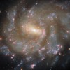 哈勃捕捉到令人惊叹的螺旋星系NGC 685 其中充满了新生恒星