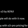 OpenAI将o3模型价格下调80% 直接挑战Gemini 2.5 Pro