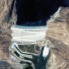 卫星眼里的新疆最大水电站：水库22.5亿立方米、号称“新疆三峡”