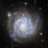 哈勃望远镜拍摄到距离我们1亿光年的螺旋星系 NGC 1309