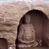 重庆江心岛近600年佛像露出水面 只有长江进入枯水期才露真容
